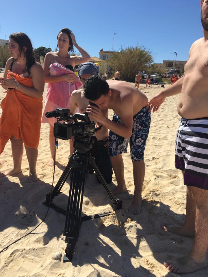Ciak Junior, momenti delle riprese a Lampedusa